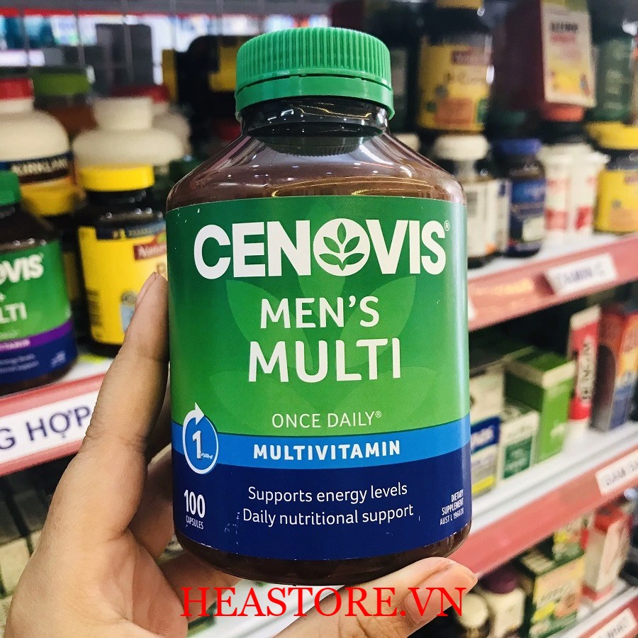 Viên Uống Cenovis Bổ Sung Vitamin C Multivitamin Và Minerals Khoáng Chất Cho Nam Và Nữ Once Daily