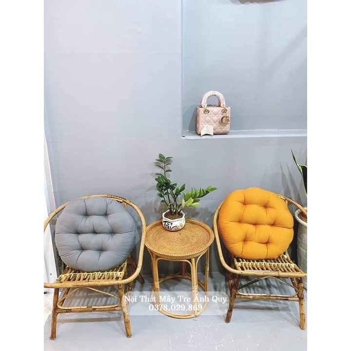 Ghế mây con sò tự nhiên HÀNG CHẤT LƯỢNG - Thư giãn, Decor ban công, sân vườn, quán cafe - Mây tre Ánh Quy