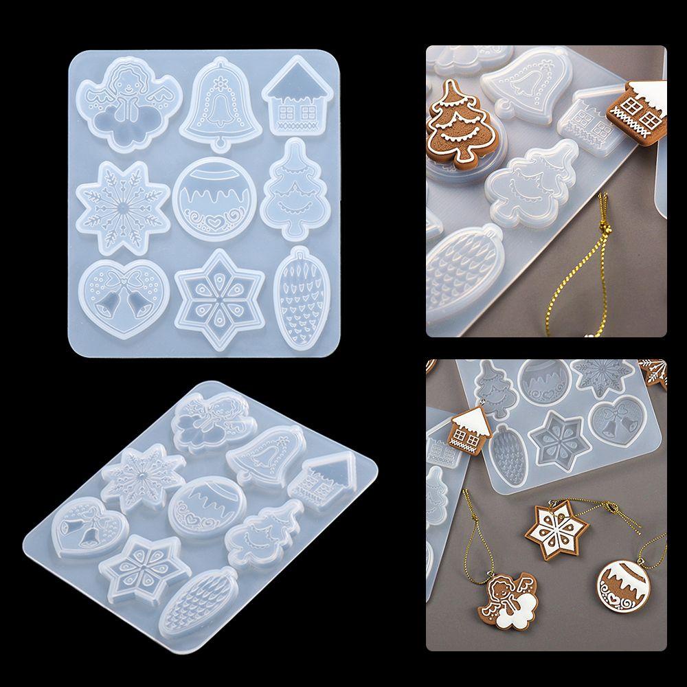 1 Khuôn Nhựa Làm Thẻ Treo Trang Trí Cây Thông Noel DIY