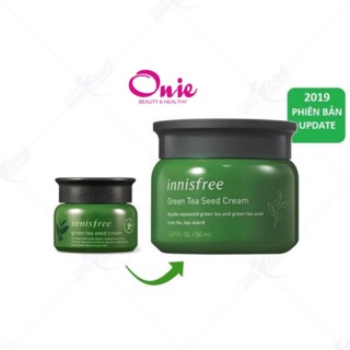 [New 2019 + Hàng sẵn] Kem dưỡng ẩm, phục hồi da Hạt Trà Xanh Innisfree Green Tea Seed Cream 50ml