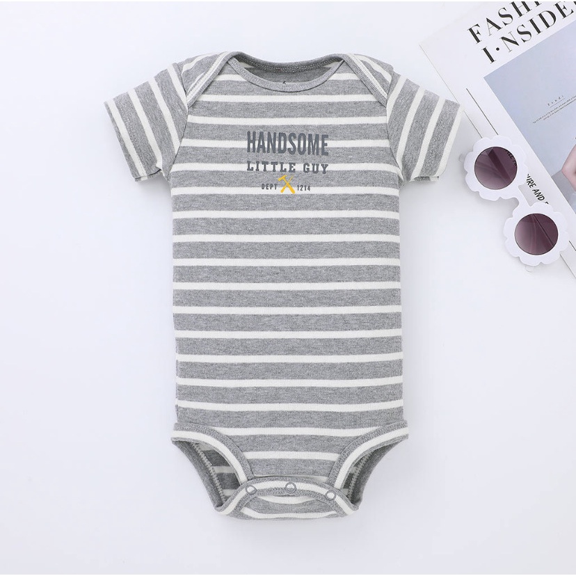 Body bé gái bé trai bộ đồ sơ sinh từ 0 đến 24 tháng bodysuit liền thân mùa hè tay ngắn quần áo cho bé trẻ em