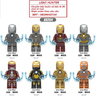Lego Marvel Minifigures Superheroes Ironman - người sắt Mark14 Mark15 Mark16 Mark18 Mark19 Mark20 Mark21 Mark28 X0254