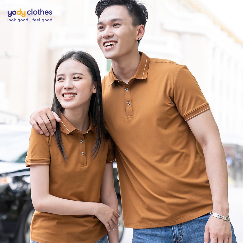 Áo thun polo nam YODY chính hãng cổ bẻ tay ngắn chất vải pima cao cấp mềm mịn APM3013 | BigBuy360 - bigbuy360.vn