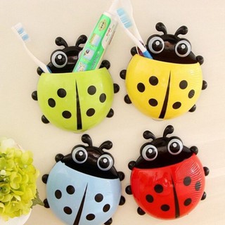 Set 2 chú bọ treo nhà tắm đựng vật dụng cần thiết màu xanh, đỏ, vàng