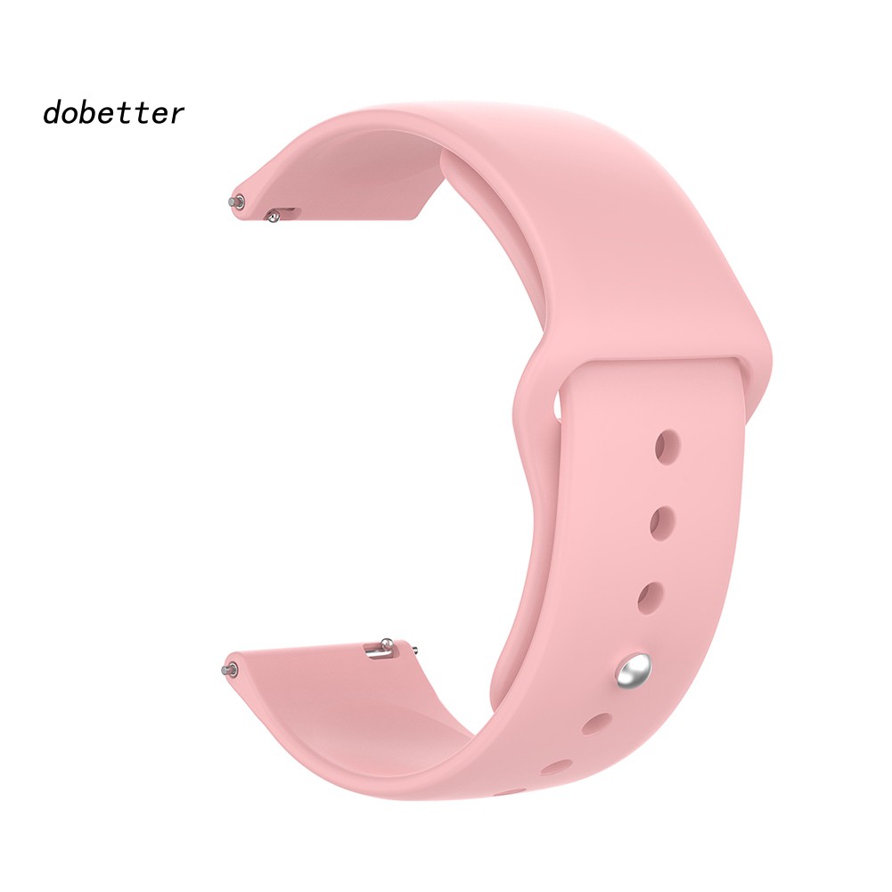 Dây silicone thay thế 20mm thiết kế tiện lợi cho đồng hồ thông minh Garmin Vivo Active3