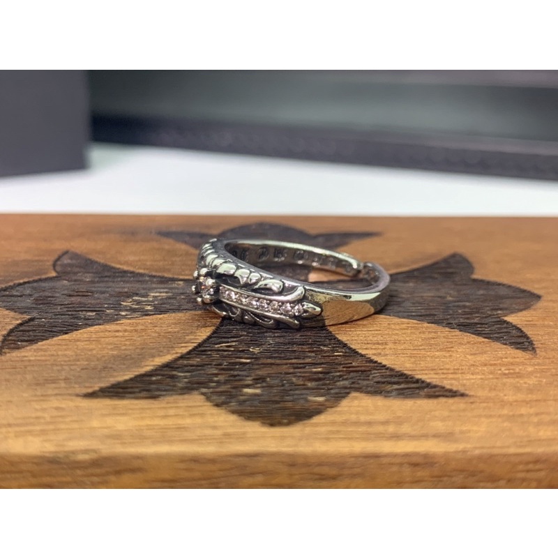 Nhẫn nam nữ unisex Chrome Heart Mini Floral Fulldiamond bạc cao cấp fullbox – Shop Lộc độc và lạ