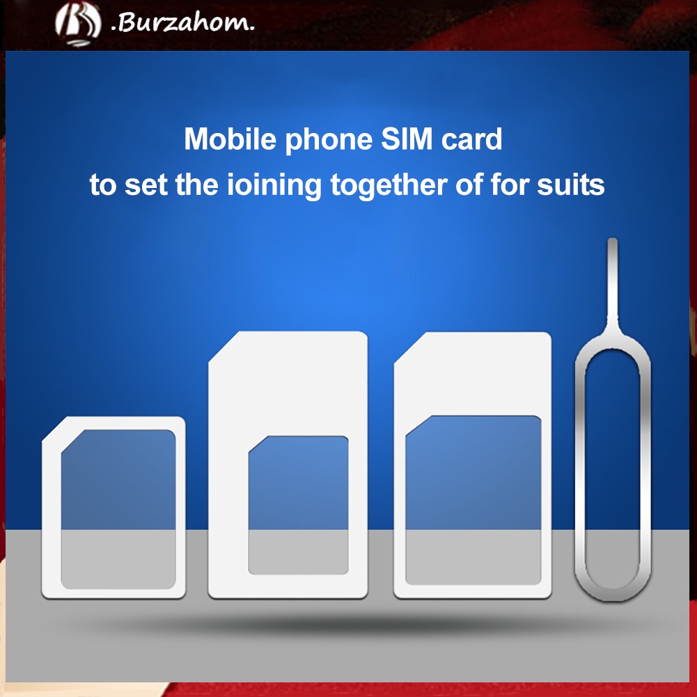 Set 4 Đầu Chuyển Đổi Sim Sang Micro / Standard Cho Điện Thoại