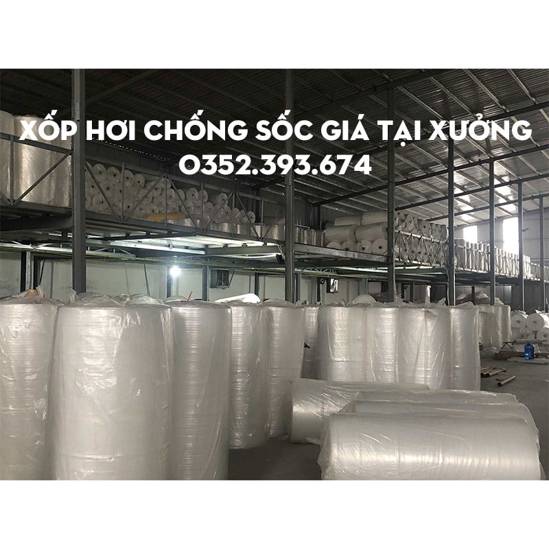 Cuộn Bóng Khí, Chống Sốc, Xốp Nổ, Màng Xốp Hơi Đóng Hàng 0.3x100 m