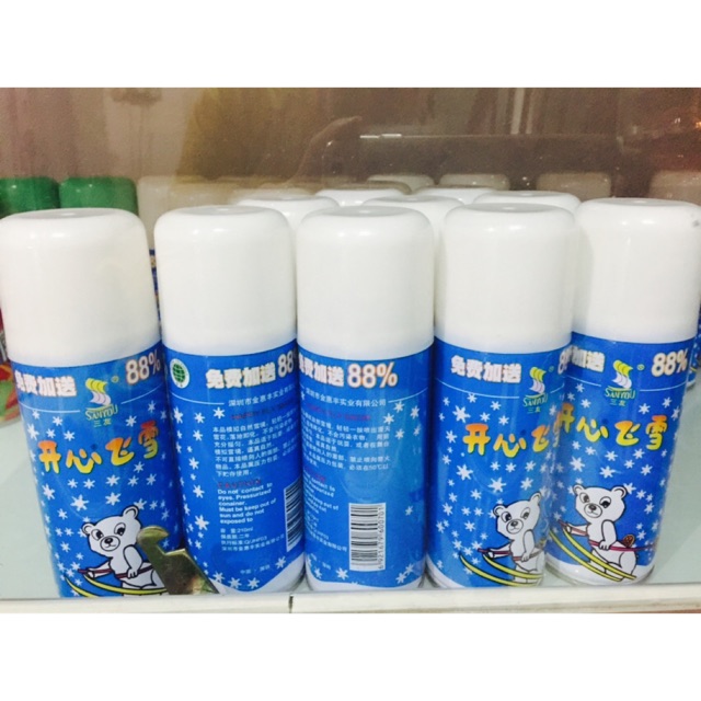 Xịt tuyết trắng/ xịt dây nhìu màu giá sỉ!!
