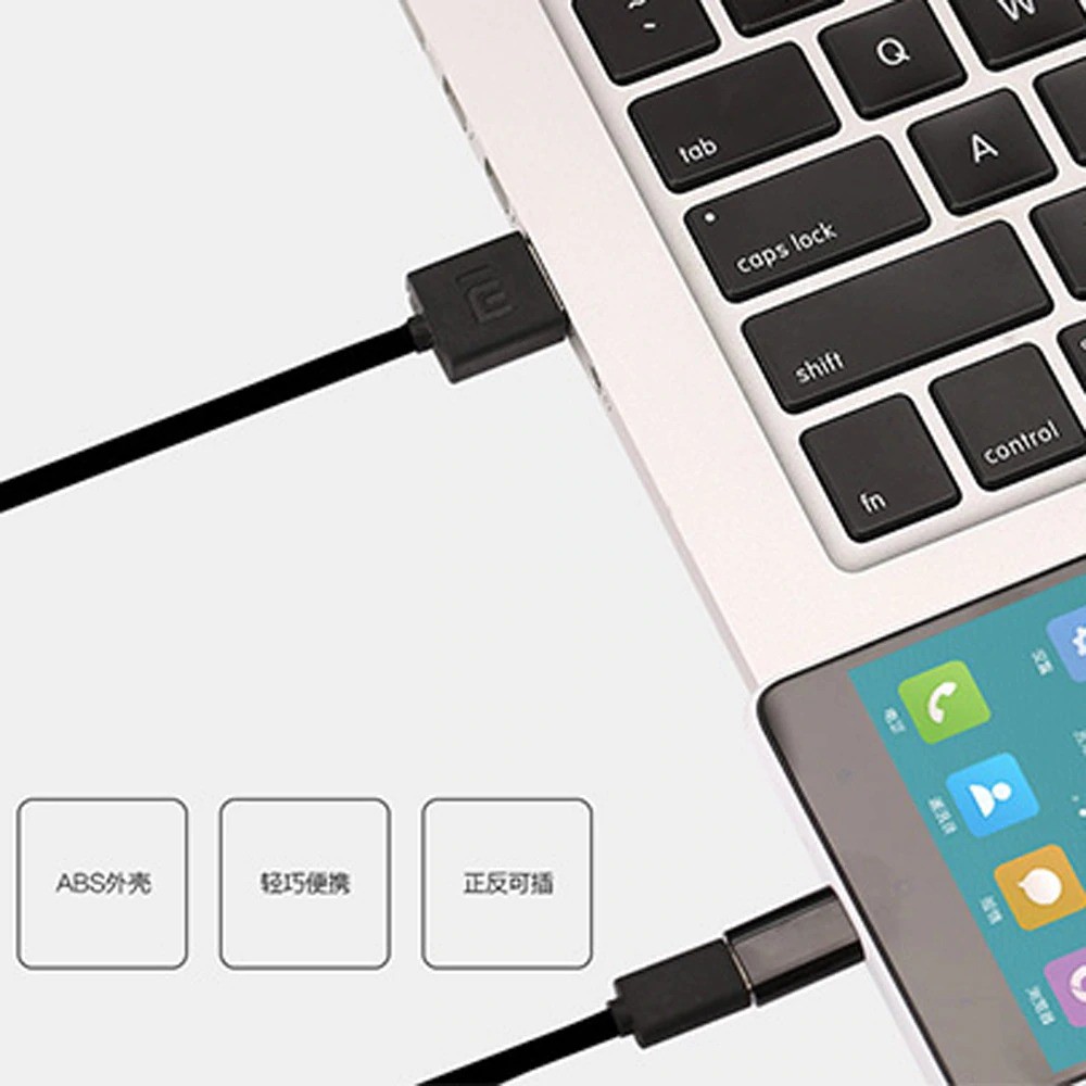 Đầu chuyển MicroUsb sang Type-C Xiaomi chính hãng