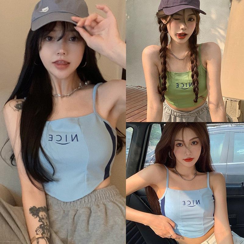 Áo croptop 2 dây thời trang quyến rũ cho nữ