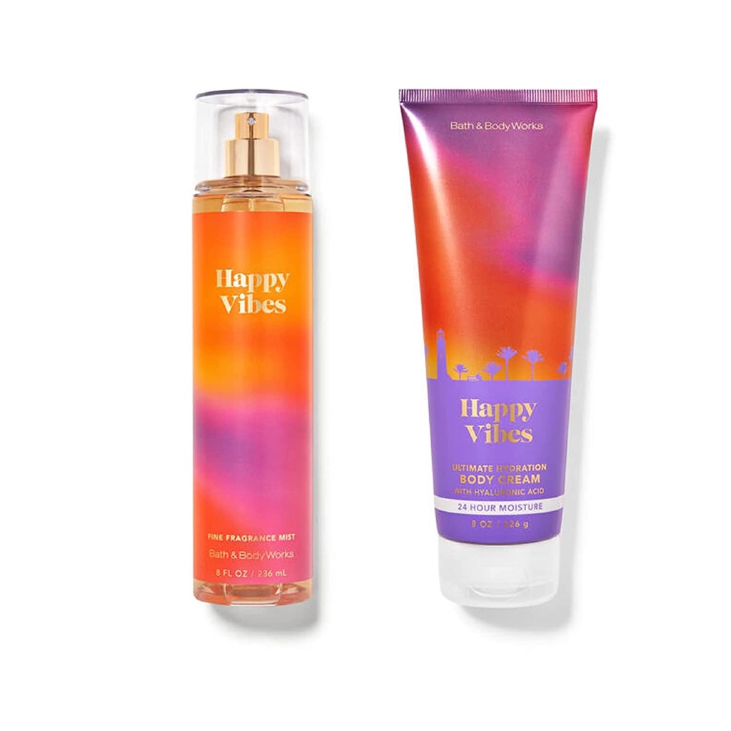 Body mist Bath And Body Works Happy Vibes 15ml/ 35ml xịt thơm toàn thân