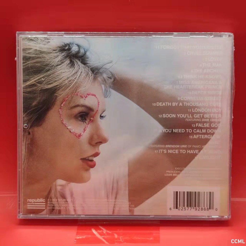 Album CD Taylor Swift TS7 Lover CC0623 Collection