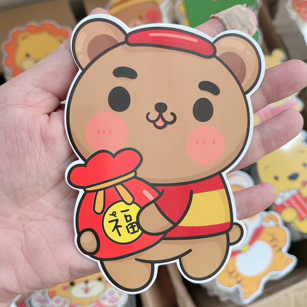 SET LÌ XÌ hình thú mẫu mới ngộ nghĩnh - Nhiều mẫu