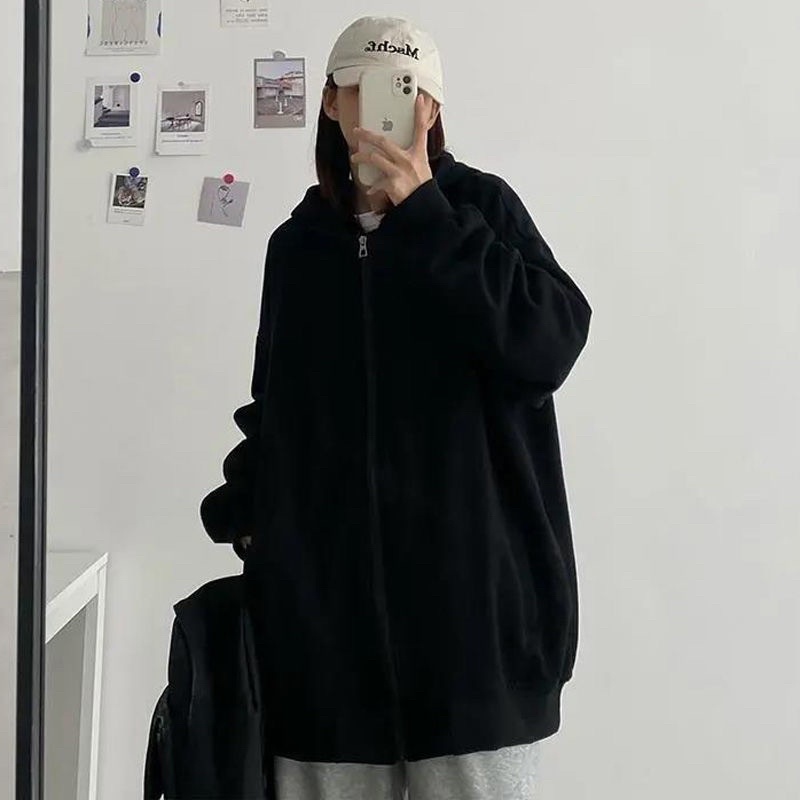 Áo Khoác Nỉ MỎNG Hoodie Form Rộng Nam Nữ Unisex