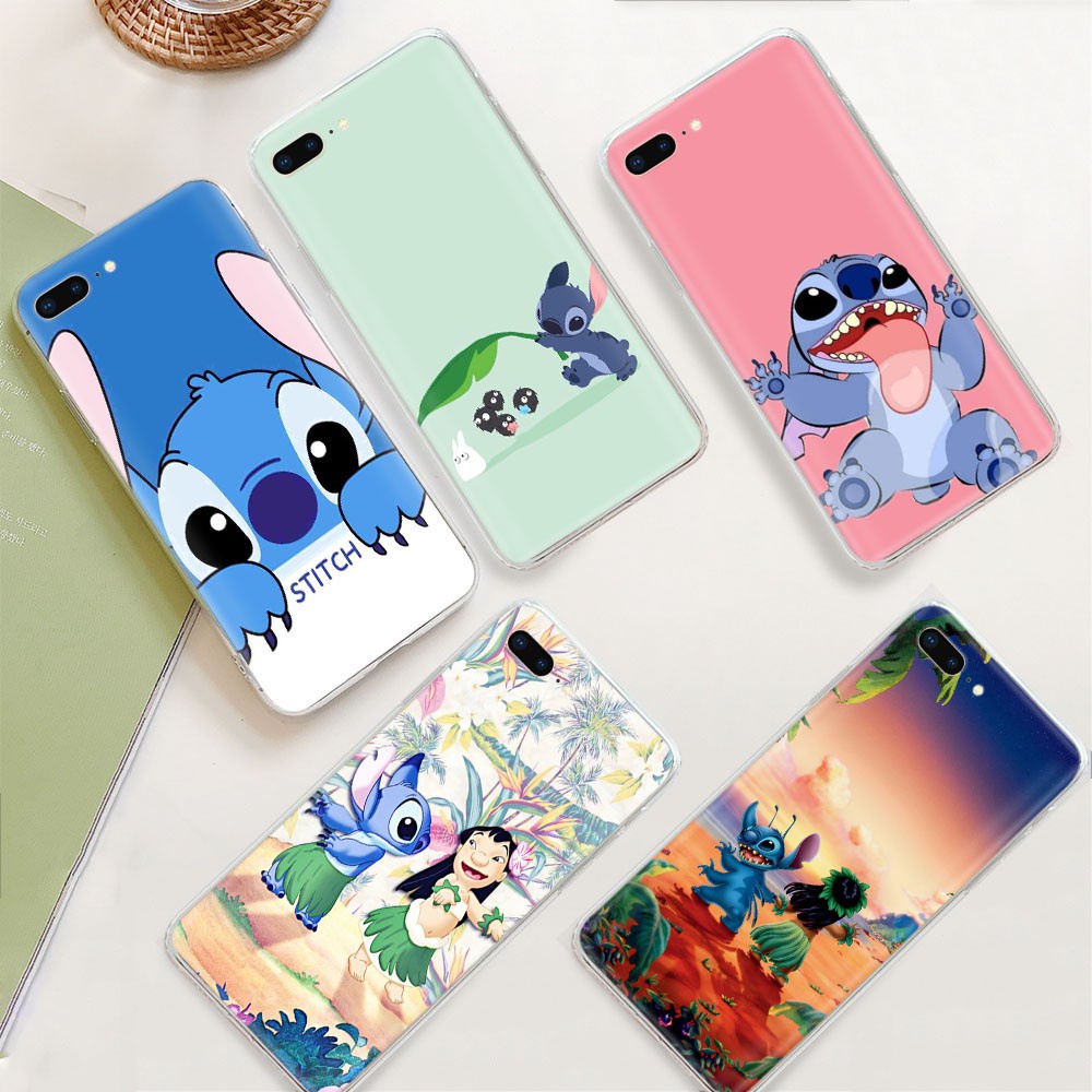 Ốp điện thoại trong suốt in hình Stitch vui nhộn Ty87 cho Lg G6 G7 G8 Thinq V20 V30 V30S V35 V40 V50 V50S V60