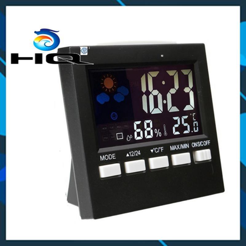 Đồng hồ thông minh 💖FREESHIP💖 🚛 Nhiệt kế kỹ thuật số đồng hồ báo thức và chức năng điều khiển âm thanh➖ 206884