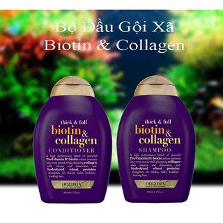 Bộ dầu gội Biotin & Collagen của MỸ trị rụng tóc