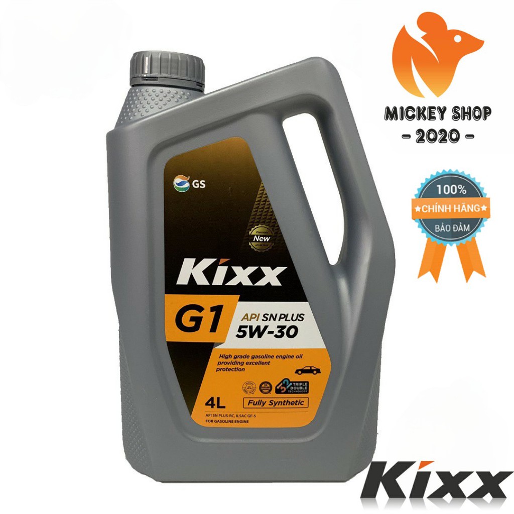 [ CAO CẤP ] Kixx G1 – Dầu động cơ xăng Kixx G1 API SN PLUS 5W30 - 10W40 - CHÍNH HÃNG