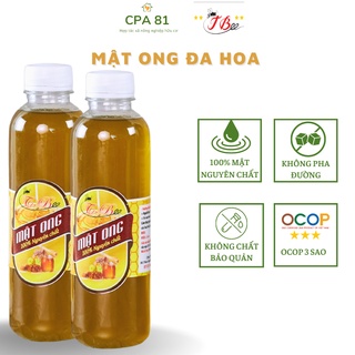 mật ong thiên nhiên nguyên chất đa hoa   500ml