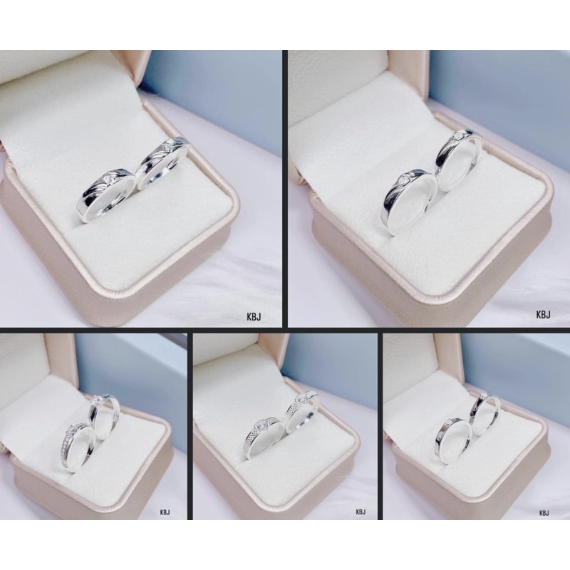 MOON SILVER - NHẪN ĐÔI BẠC NAM NỮ ĐƠN GIẢN