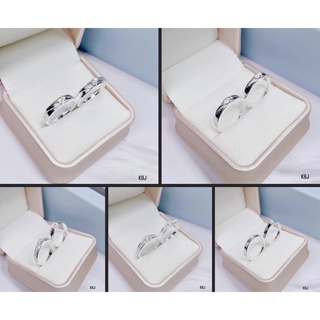 Moon silver - nhẫn đôi bạc nam nữ đơn giản