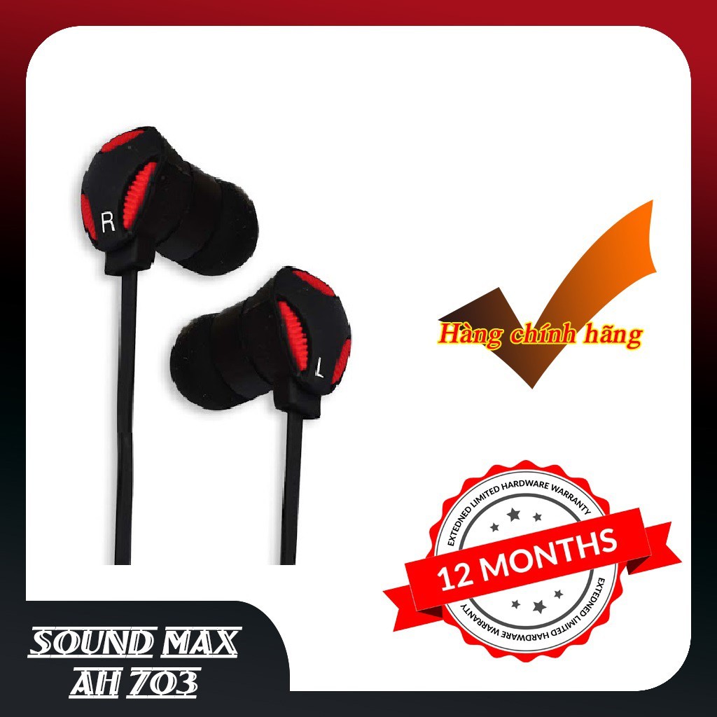 Tai nghe In-ear Extra Bass SoundMAX AH 703