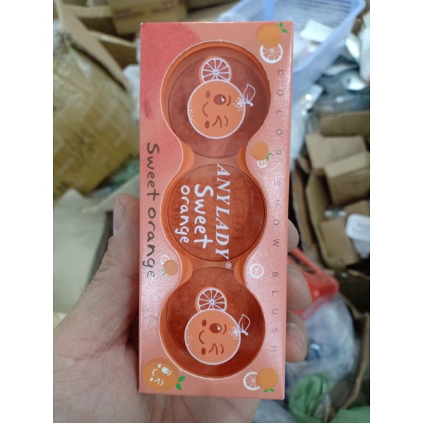 Phấn Má 3 Ô ANYLADY SWEET ORANGE | BigBuy360 - bigbuy360.vn