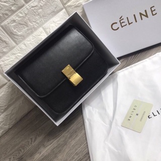 Túi Celine box khoá đồng