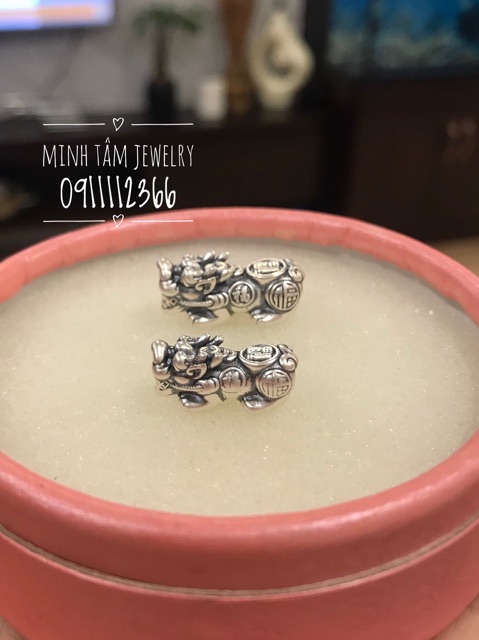 Tỳ hưu bạc Thái S999 size hạt 8-10 ly