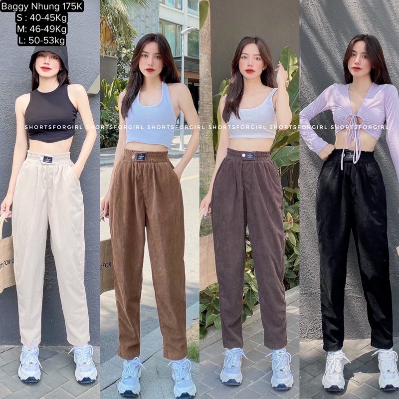 Quần Nhung Suông & BAGGY HOT HIT 🔥🔥 FREESHIP