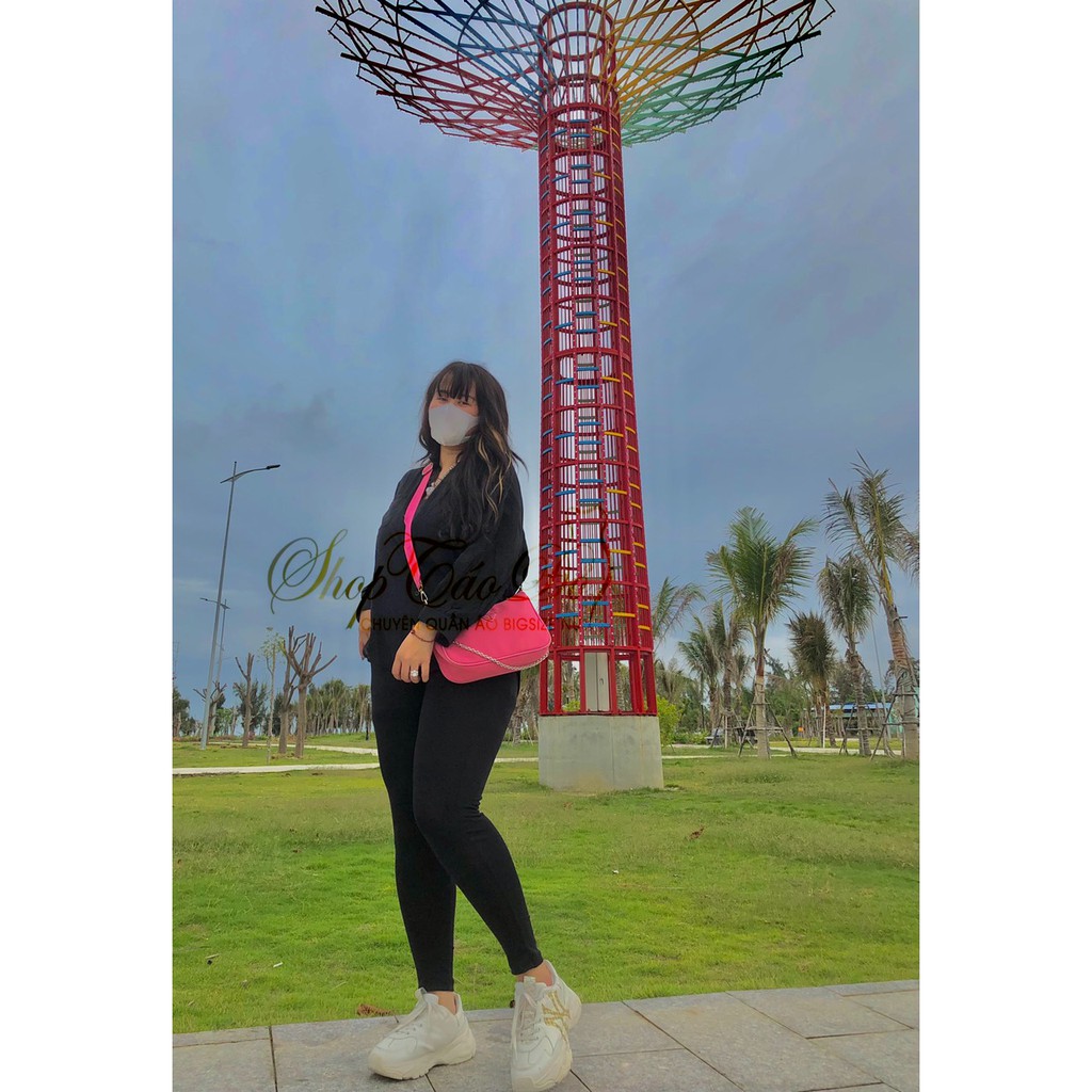(TÁO ĐỎ BIGSIZE 55-90KG) ÁO SƠ MI TRƠN CHẤT ĐŨI MỀM TAY CÁNH DƠI FREESIZE SIÊU XINH ( ảnh thật shop chụp 100)🥰🥰🥰