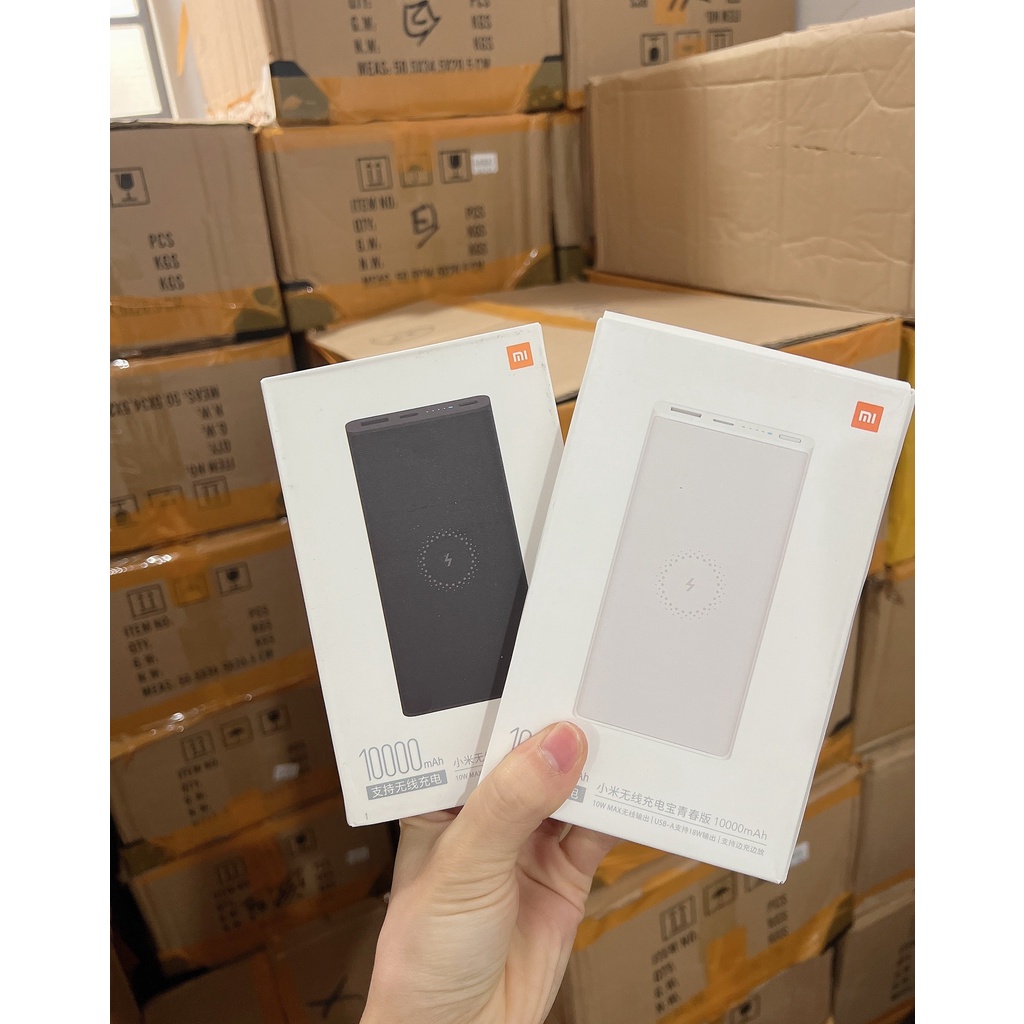 Sạc dự phòng Xiaomi không dây 10000mah