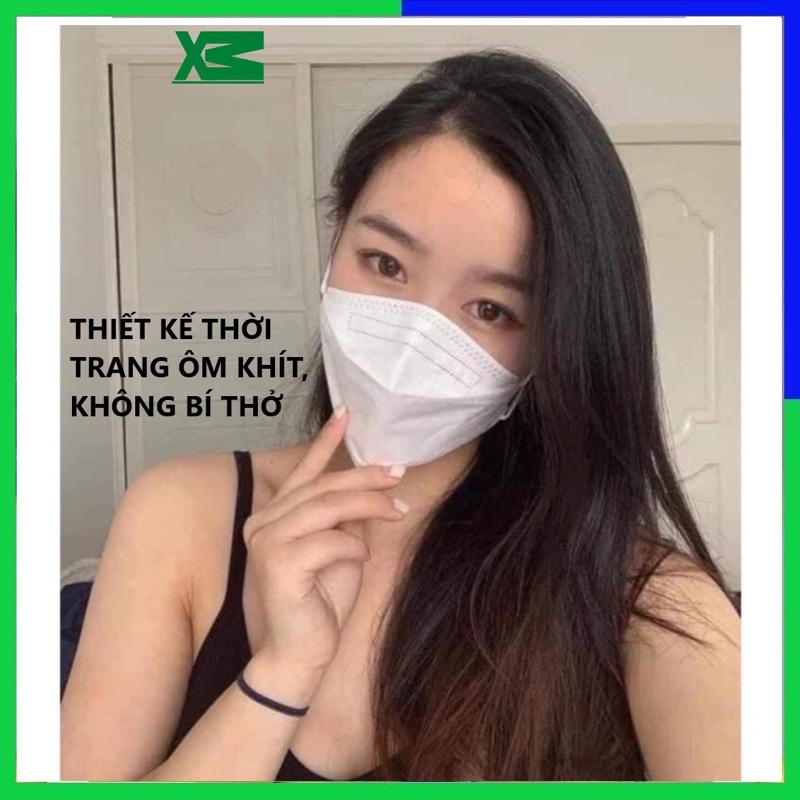 Thùng 300 cái khẩu trang kf94-4 lớp kháng khuẩn chống bụi siêu mịn