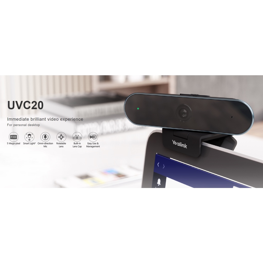 Webcam họp trực tuyến Yealink UVC20 Desktop