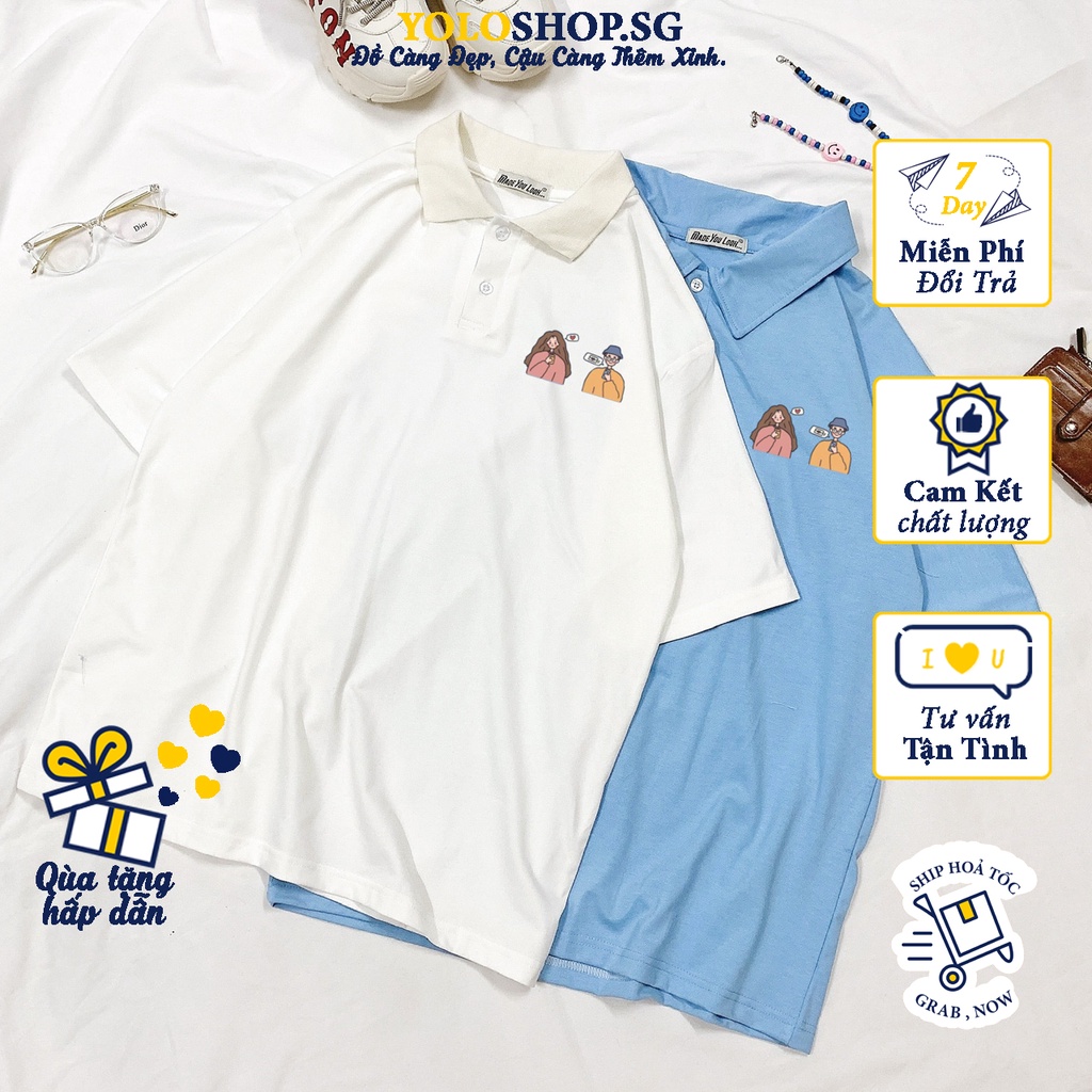 Áo thun polo tay lỡ 🍕 Tin Nhắn 🍕 phông Unisex nam nữ tee oversize form rộng pull Ulzzang Streetwear Hàn Quốc vải mềm | BigBuy360 - bigbuy360.vn