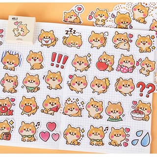 Hộp 45 miếng sticker mẫu cún con đáng yêu