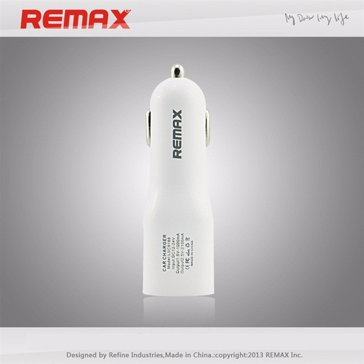 Sạc Xe Hơi 2 Cổng USB Remax Cao Cấp