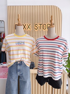 Áo thun sọc Lev*s logo về hàng sẵn ❤️