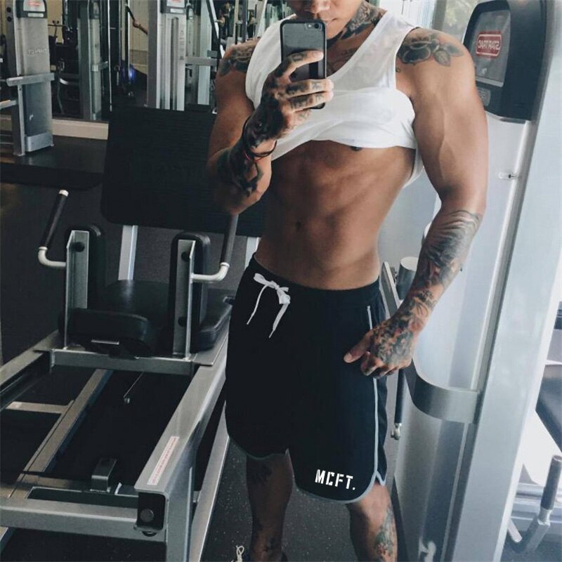 Quần Short Thể Thao Phối Lưới Thoáng Khí Thời Trang Cho Nam