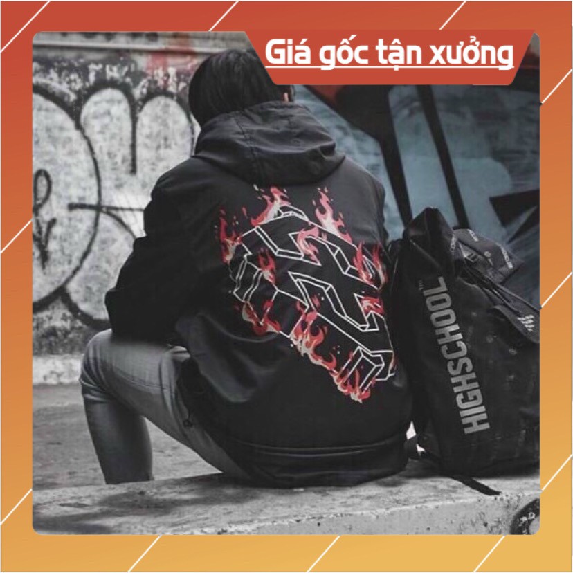 ÁO KHOÁC DÙ unisex logo hãng bốc lửa 🔥
