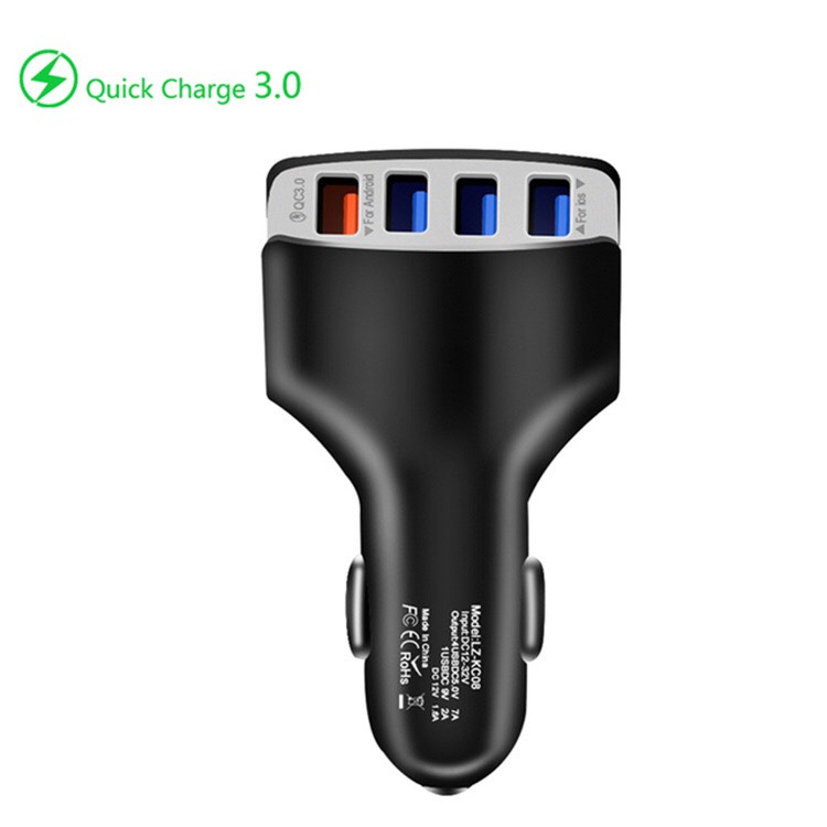 Tẩu Sạc Ô tô Chia 2 Cổng USB Cốc Sạc Nhanh USB Qualcom 12V Quick change