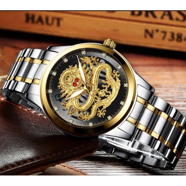 Đồng Hồ Rồng Mắt Đỏ Fngeen Dành Cho Nam