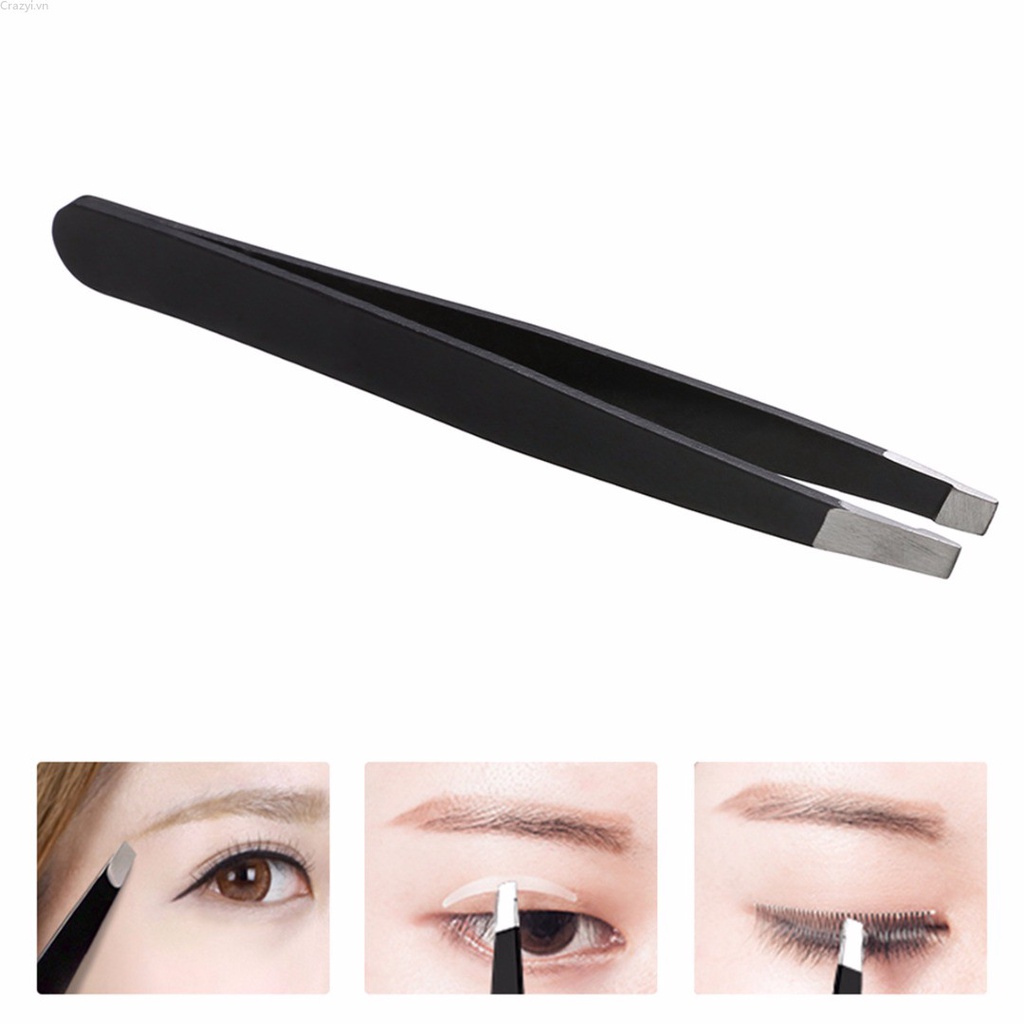 [Hàng mới về] Nhíp nhổ lông mày bằng thép không gỉ đa năng tiện lợi