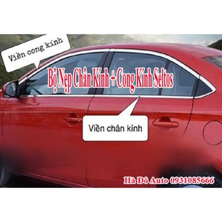 Bộ Nẹp Viền Cong Kính Kia Seltos 2020