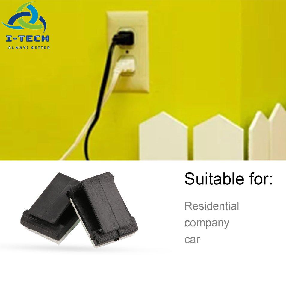 ⚡Khuyến mại⚡100pcs/lot Management Desk Wall Cord Clamps Adhesive Car Cable Clips Flat Cable Winder Drop Wire Tie Fixer Holder | BigBuy360 - bigbuy360.vn