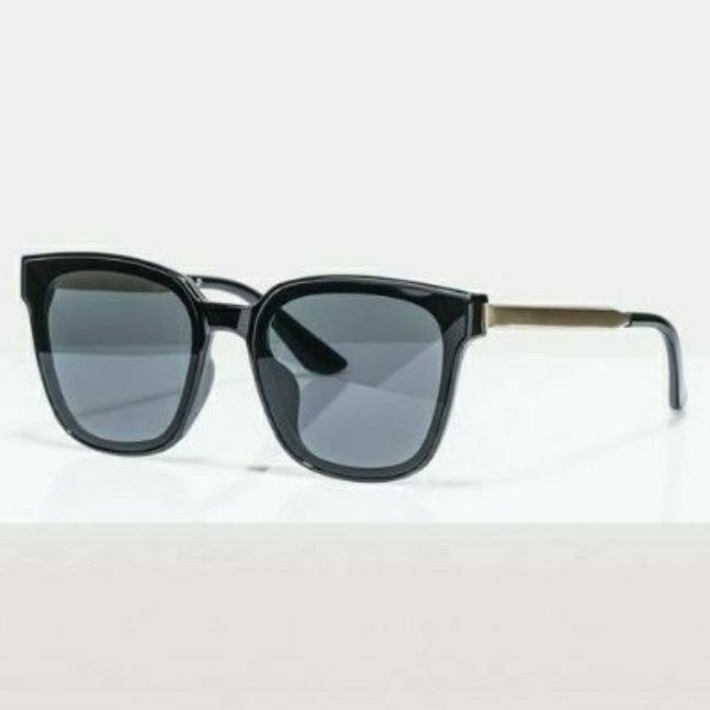 Kính mát nam nữ  chống UV400 thiết kế mắt vuông dễ đeo màu sắc thời trang 6035