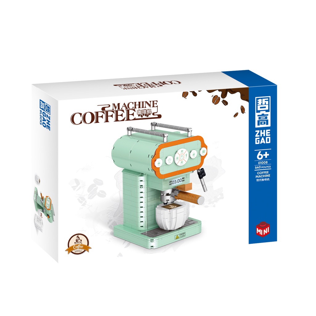 Bộ Đồ Chơi Lắp Ráp Mô Hình Máy Pha Cà Phê Cho Bé