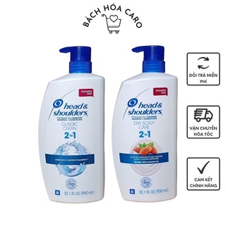 Dầu gội sạch gàu Head & Shoulders 2in1 950ml của Mỹ