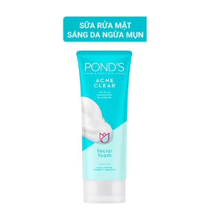 Sữa Rửa Mặt Ngừa Mụn Pond's Acne Clear (100g)